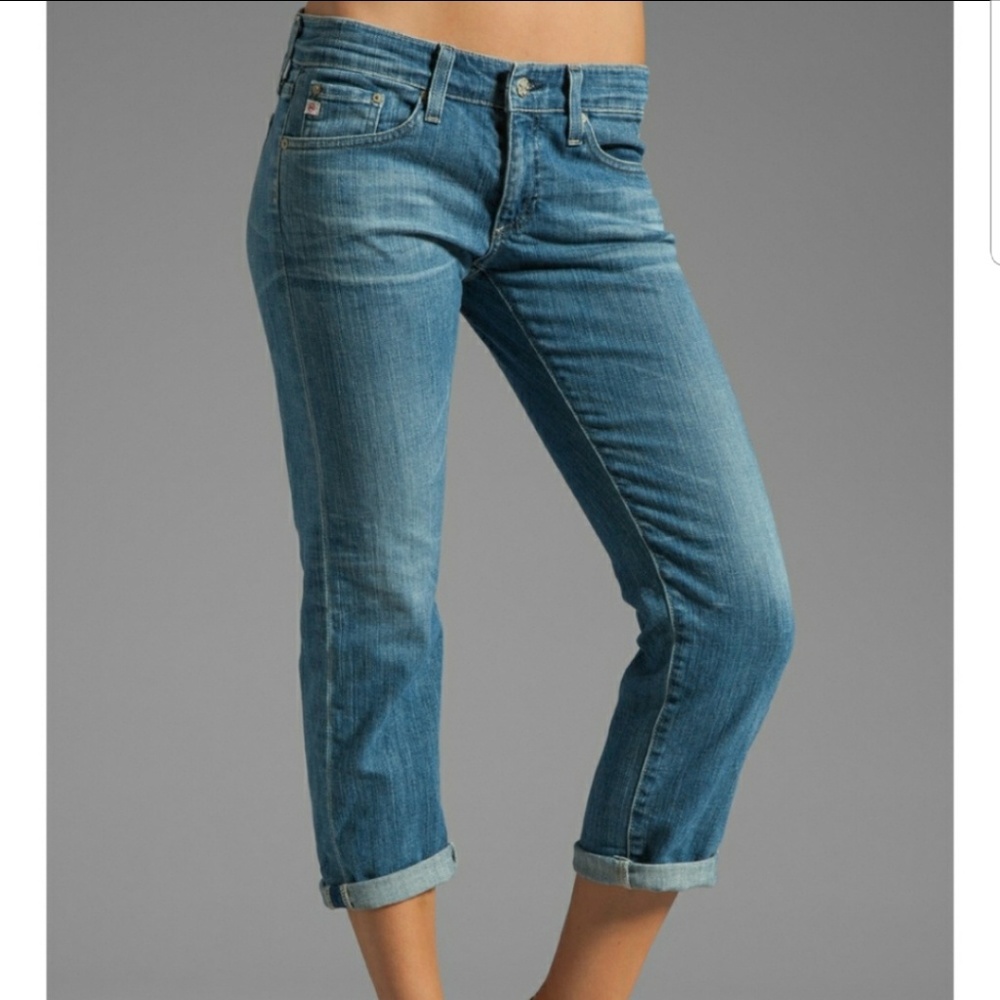 Ag Adriano Goldschmied Tomboy Crop Jeans
